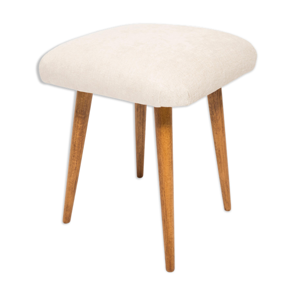 Tabouret Beige Clair Mid-Century Modern, Europe, 1960s