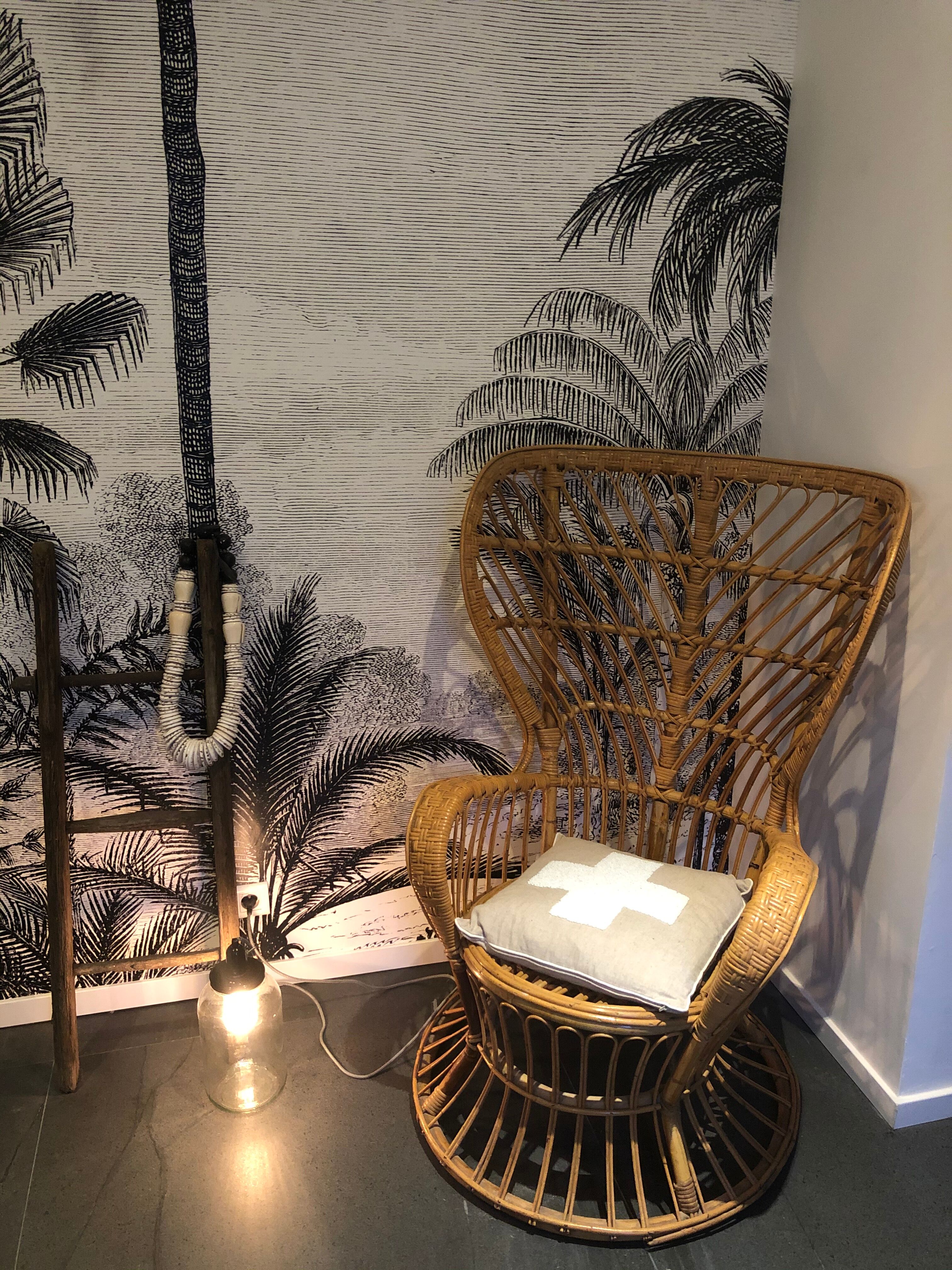 Rattan armchair  Gio Ponti