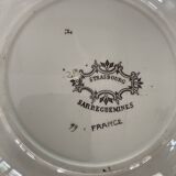 12 Digoin Sarreguemines "Strasbourg" pattern dinner plates