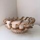 Vintage Vallauris Gold Twisted Basket Bowl? Saint Clément? Émile Tess