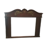 Empire mirror in mahogany and gilded bronze 120x97cm