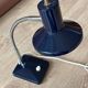 Lampe articulée de bureau en métal bleu, 1970