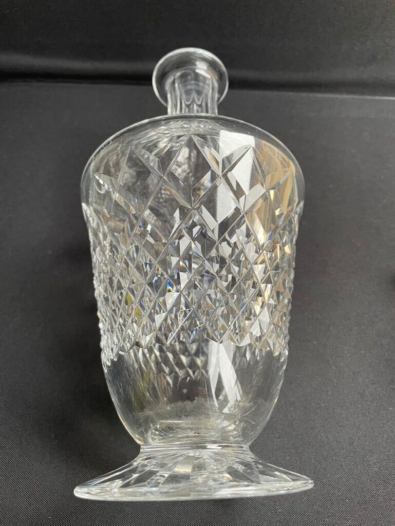 Carafe - Art Deco - Blown and cut crystal