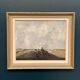 Original Mid Century Swedish Oil on Canvas – Tractor by Evert Färhm