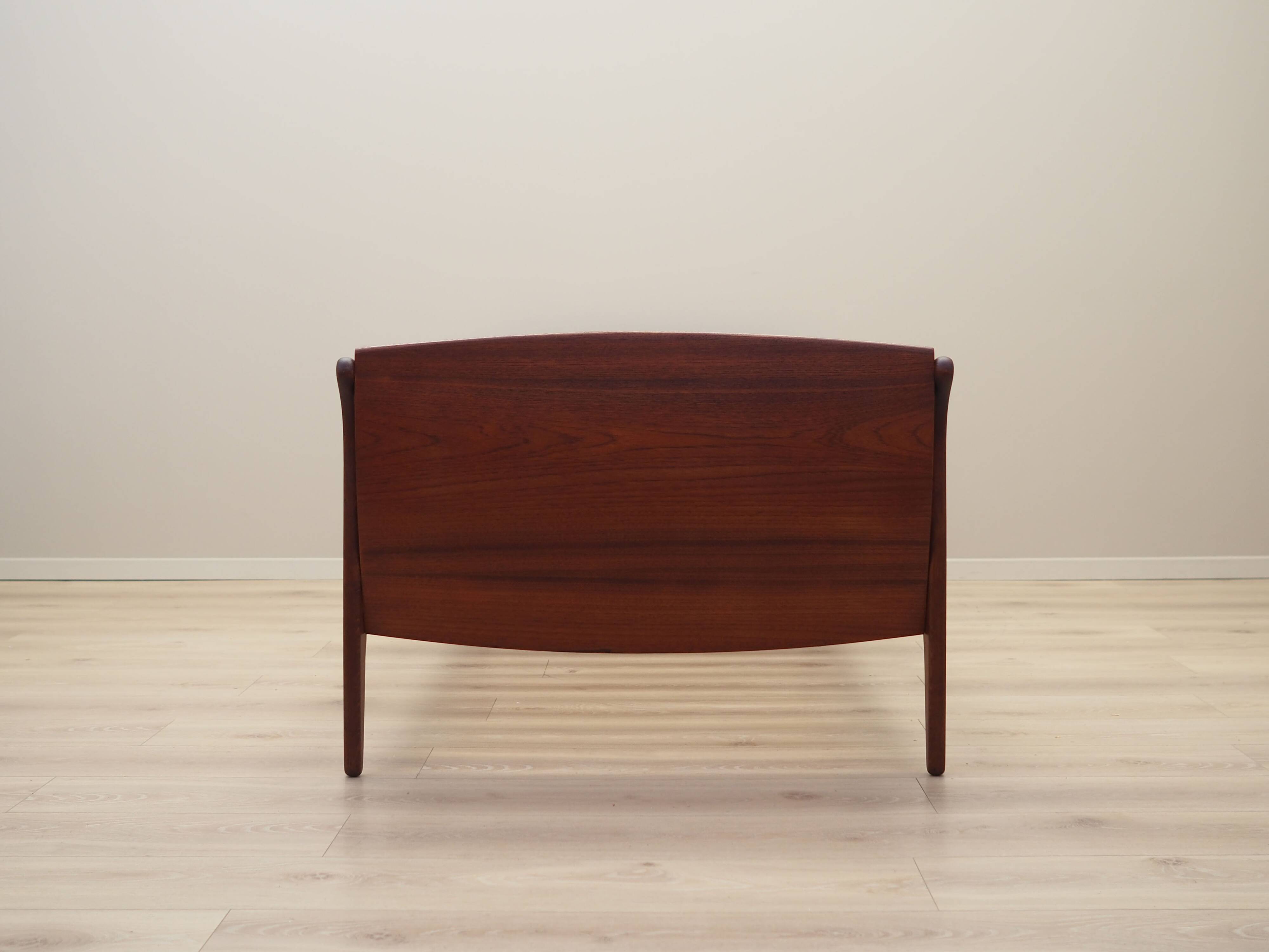 Teak bed, Danish design, 1970s, production: Denmark