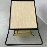 Perforated metal serving trolley style Mathieu Matégot