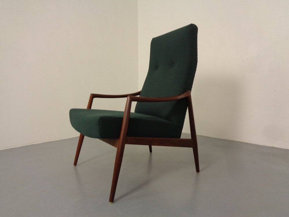 Organic Teak Sofa by Hartmut Lohmeyer for Wilkhahn, 1960s