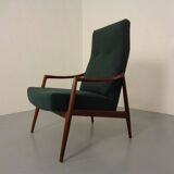 Organic Teak Sofa by Hartmut Lohmeyer for Wilkhahn, 1960s