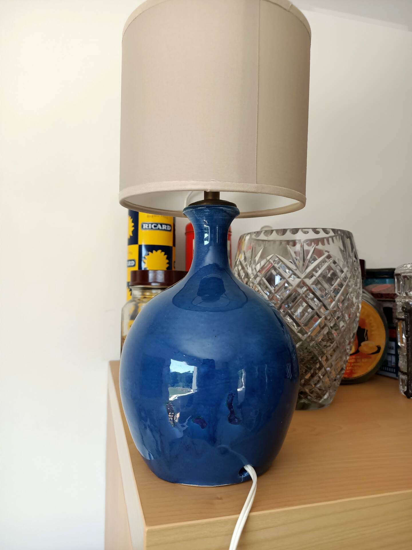 Vintage Paris Key Lamp