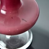 Purple vase in murano glass, Italy, 1980