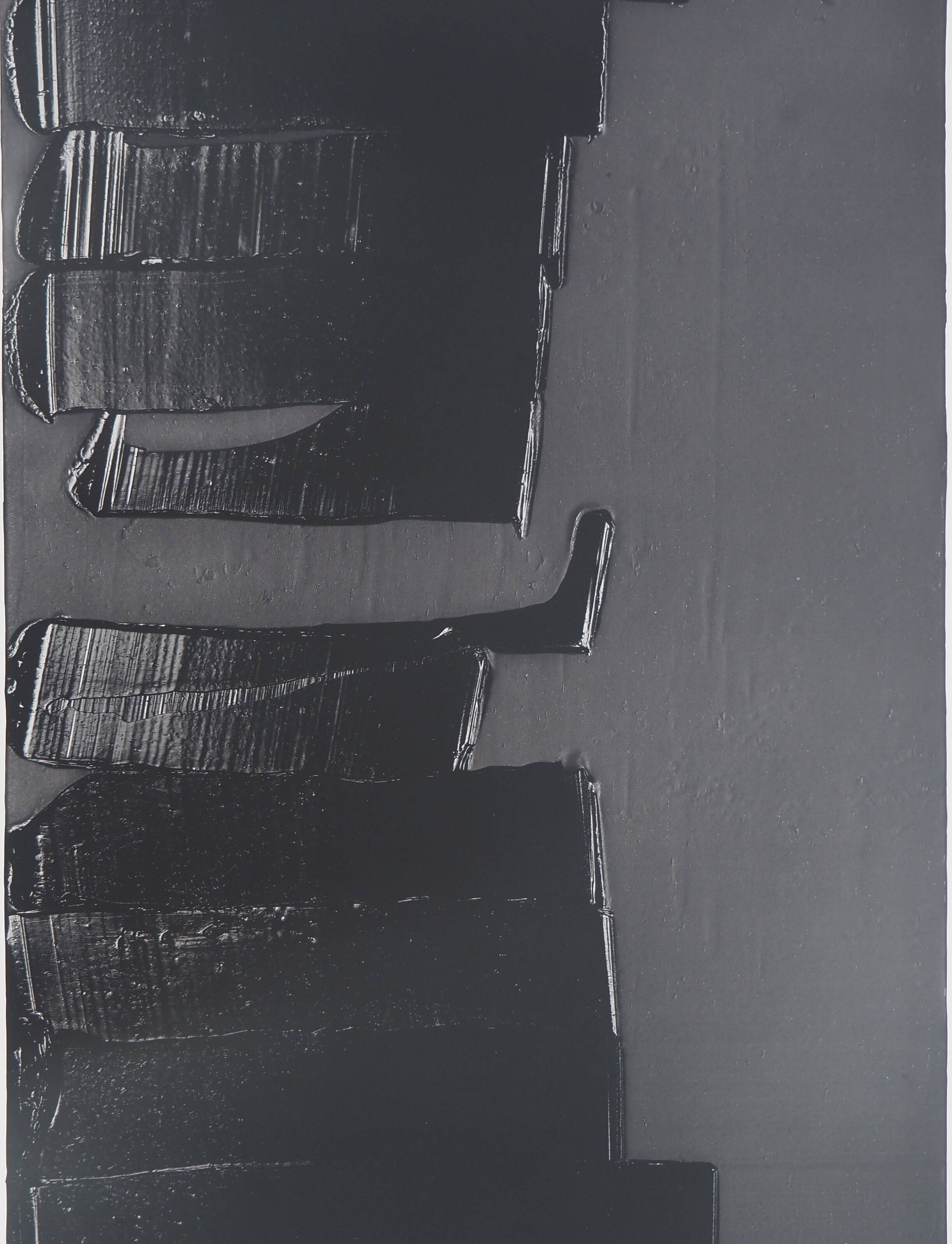 Pierre SOULAGES: Painting July 4, 2021 - Original signed poster