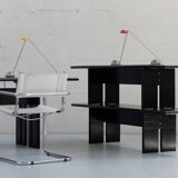 Table bureau et bancs Roche Bobois gamme Karélia