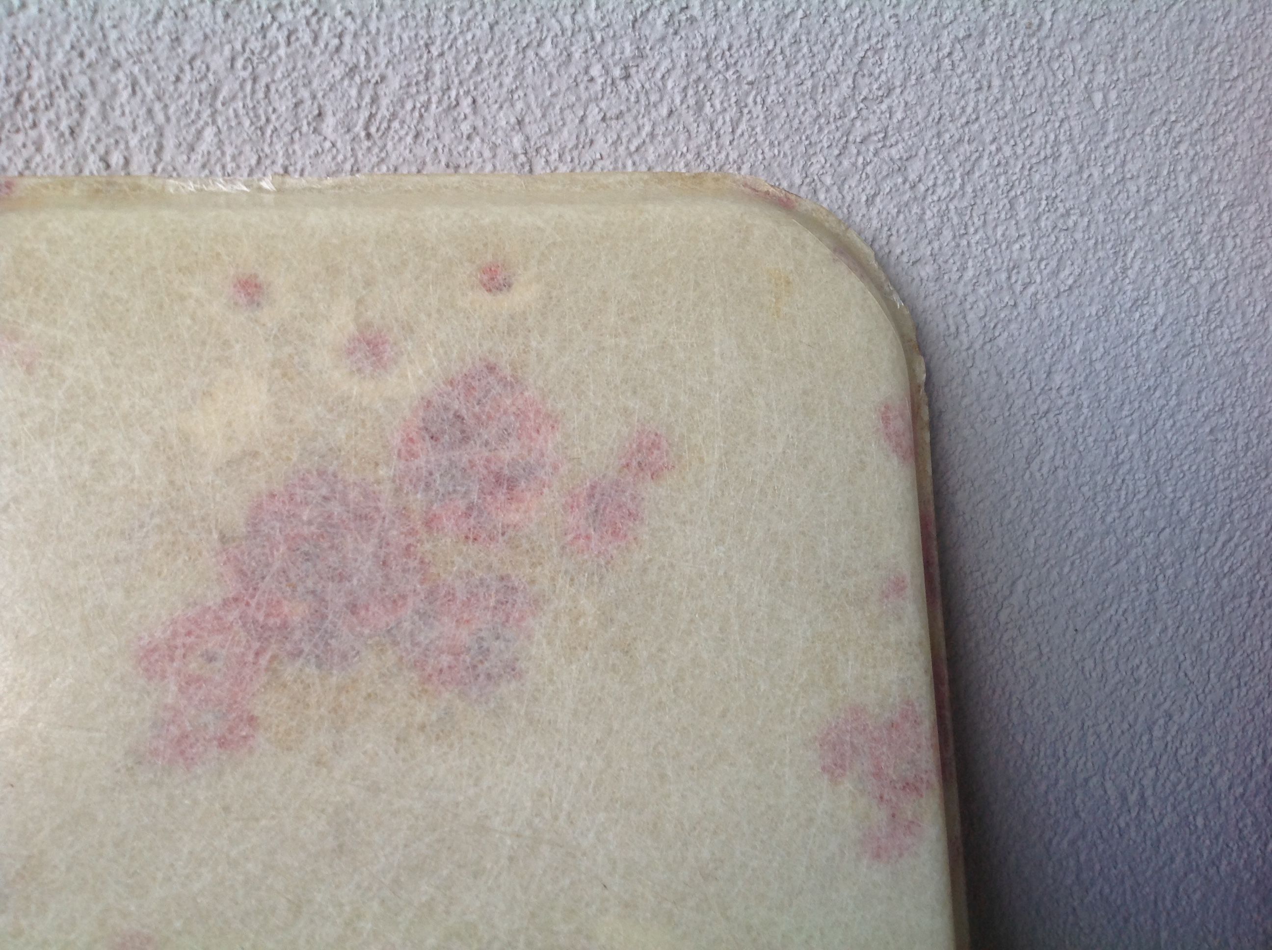 Vintage fiberglass tray made in France