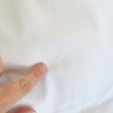 Antique cotton and linen sheet, flower embroidery, rare, 190 x 190