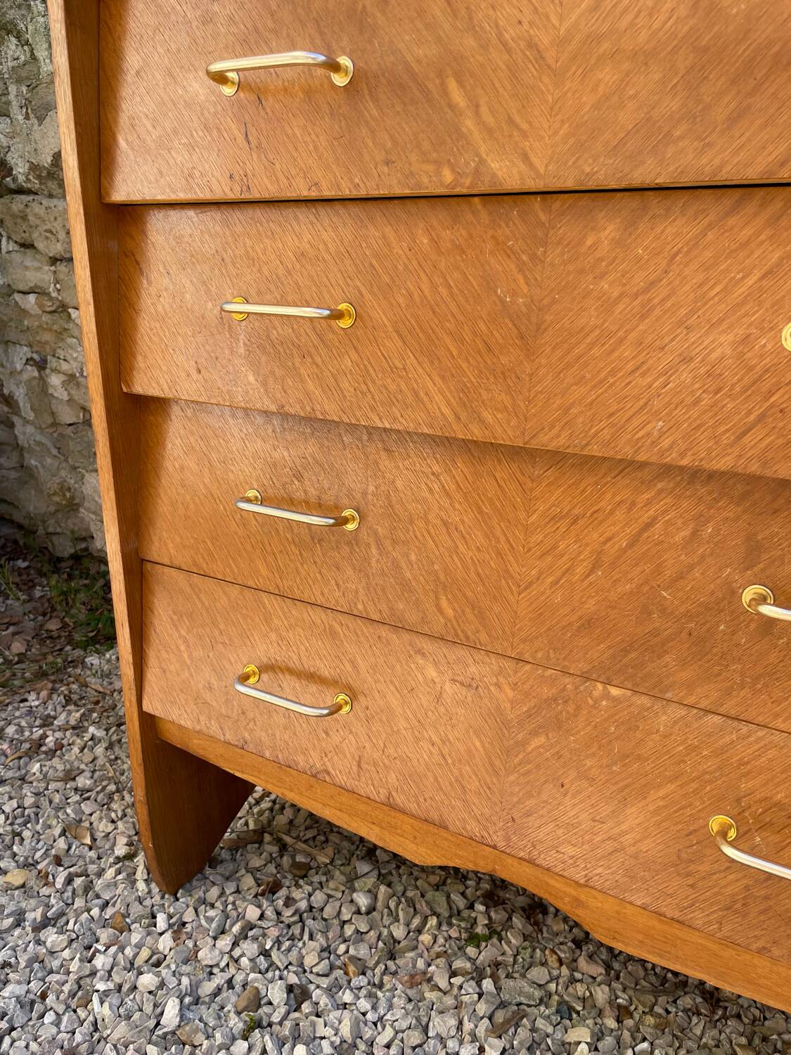 Scandinavian wooden chest of drawers