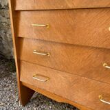 Scandinavian wooden chest of drawers