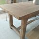 Solid oak farm table