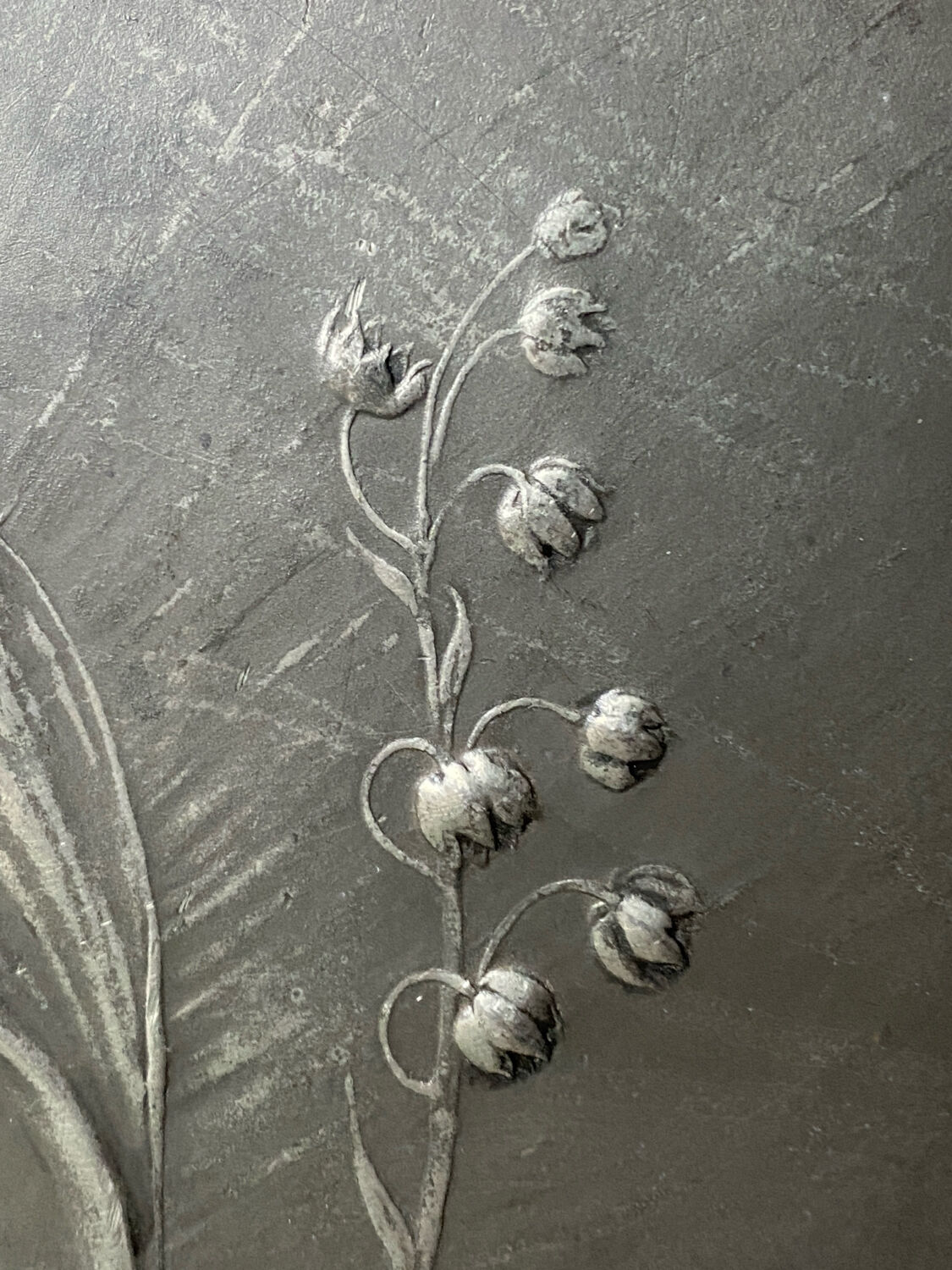 Large Art Nouveau pewter storage tray Kayserzin