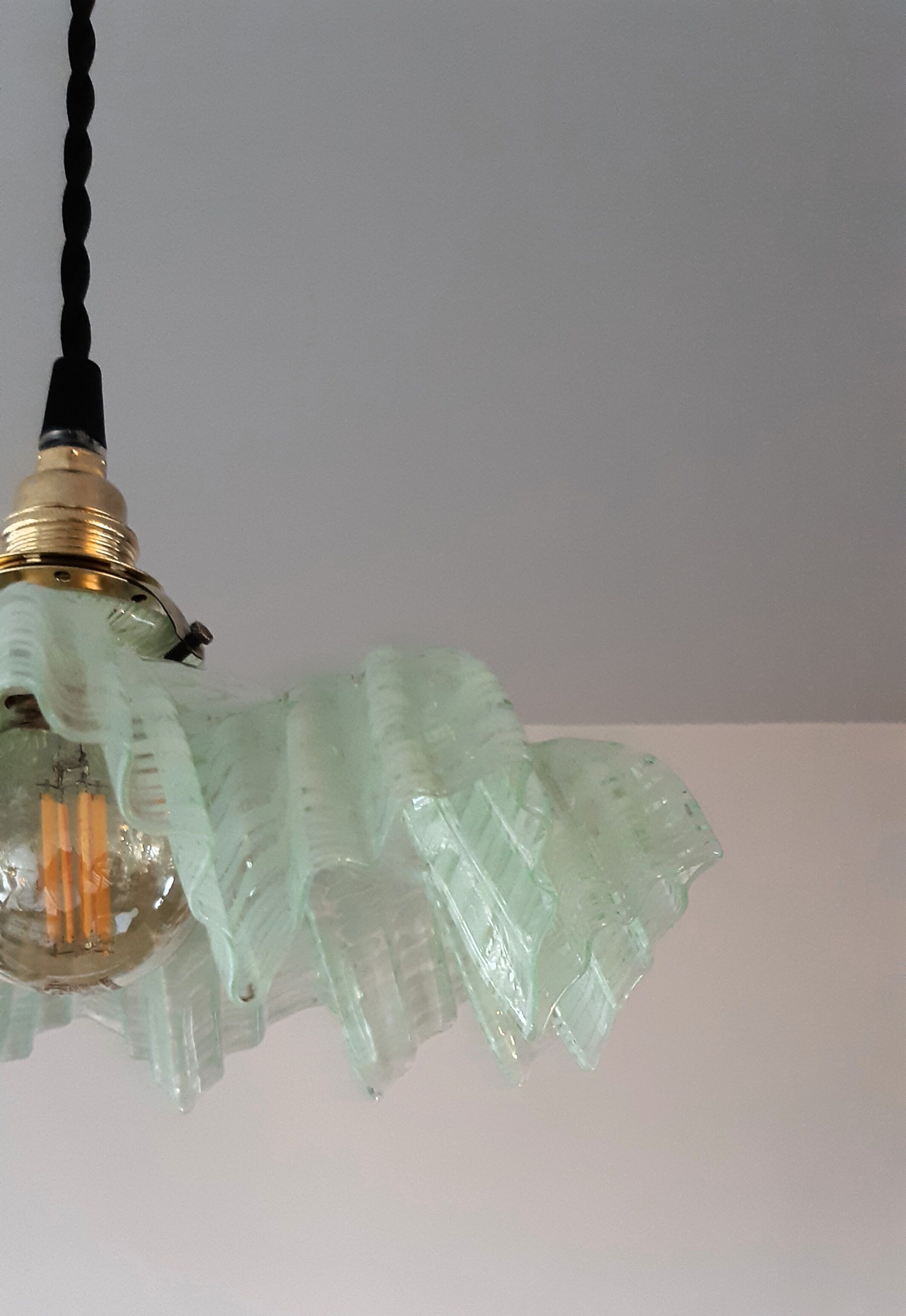 Clichy vintage glass hanging