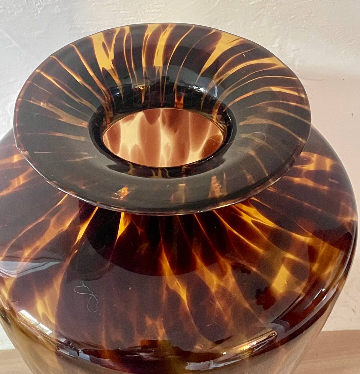 Vase en verre de Murano