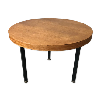 Oak tripod coffee table, circa 1950