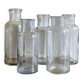 Apothecary Bottle x5