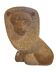 Sculpture of a lion in stone by Islay Grimes.