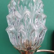 Pair of 1950s gold wall lights