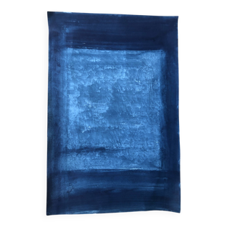 Peniture abstraite à la gouache
