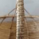 Woven wicker basket