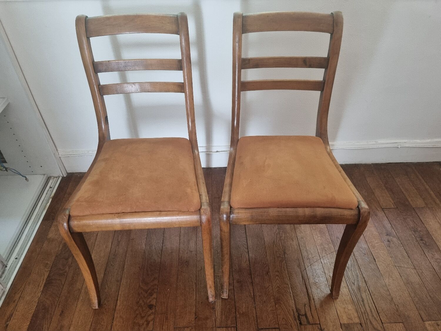 Pair of dining chairs