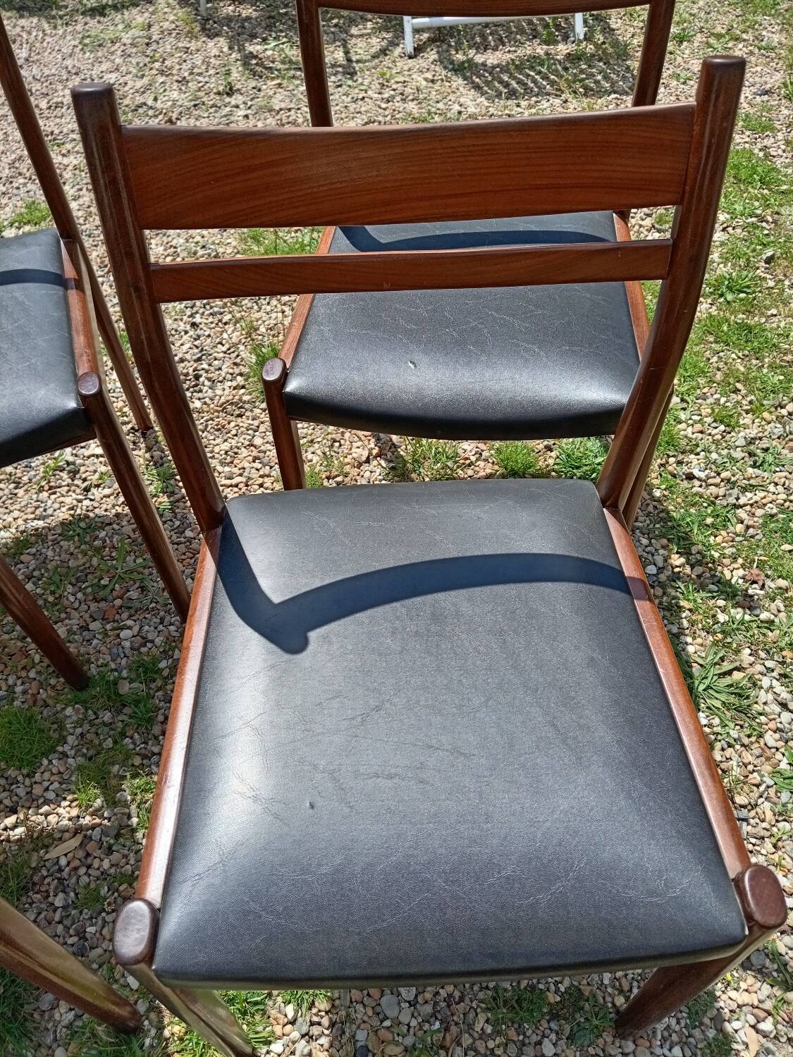 Vintage teak table and chairs