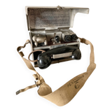 Vintage Canadian military field telephone 1943