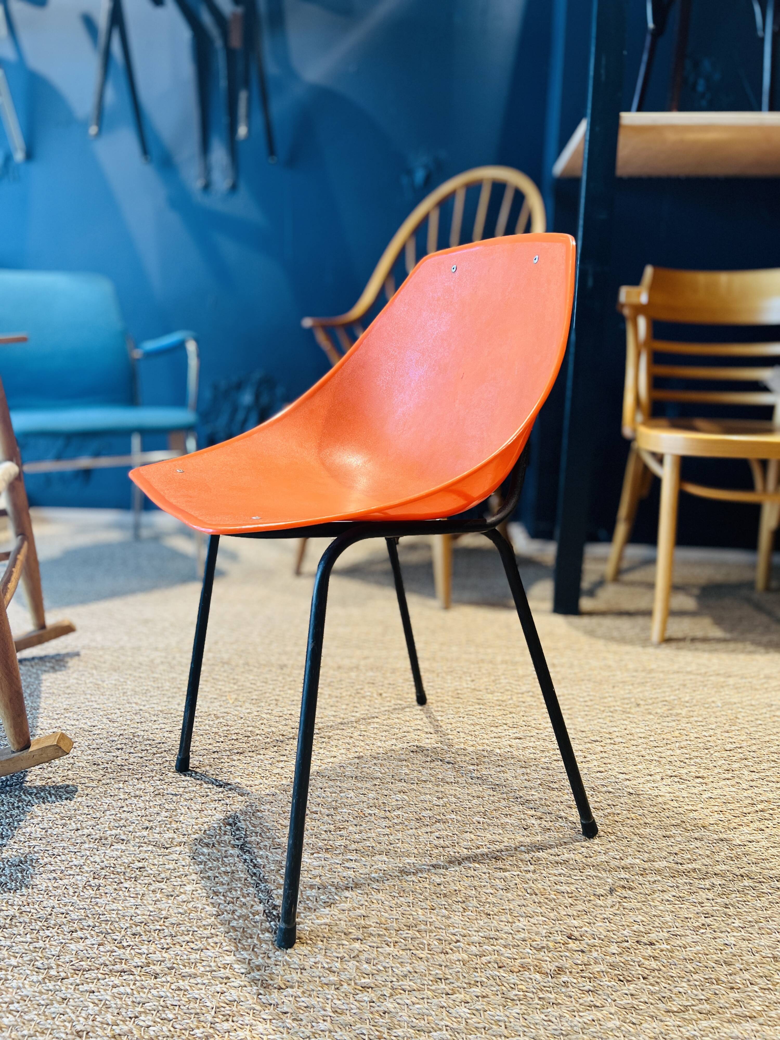 Shell chair by Pierre Guariche for Meurop, Belgium 1960