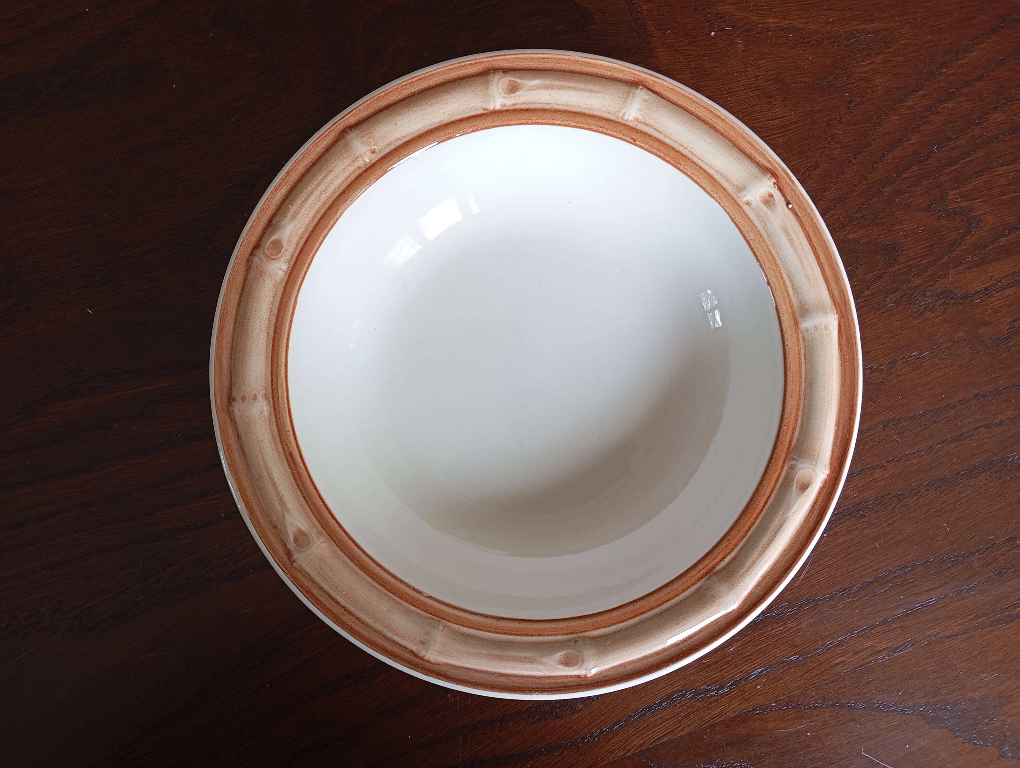 Gien "Bamboo" serving dishes
