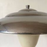 Art Deco mushroom lamp in bakelite and chrome