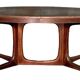 Table à manger scandinave vintage en teck