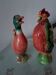 Pair of Saint Clement, duck and rooster