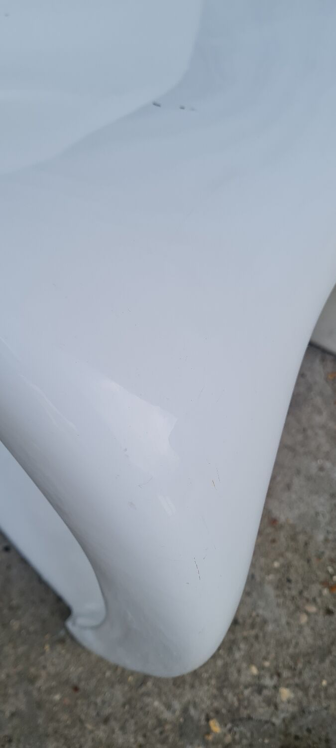 Fiberglass chair from the 70s