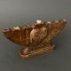 Candlestick with seven burners carved wood Spirit Chalet XXe