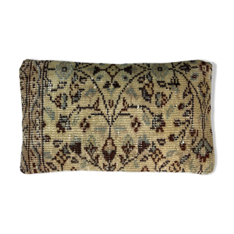 Housse de coussin de tapis turc vintage 30 x 50 cm