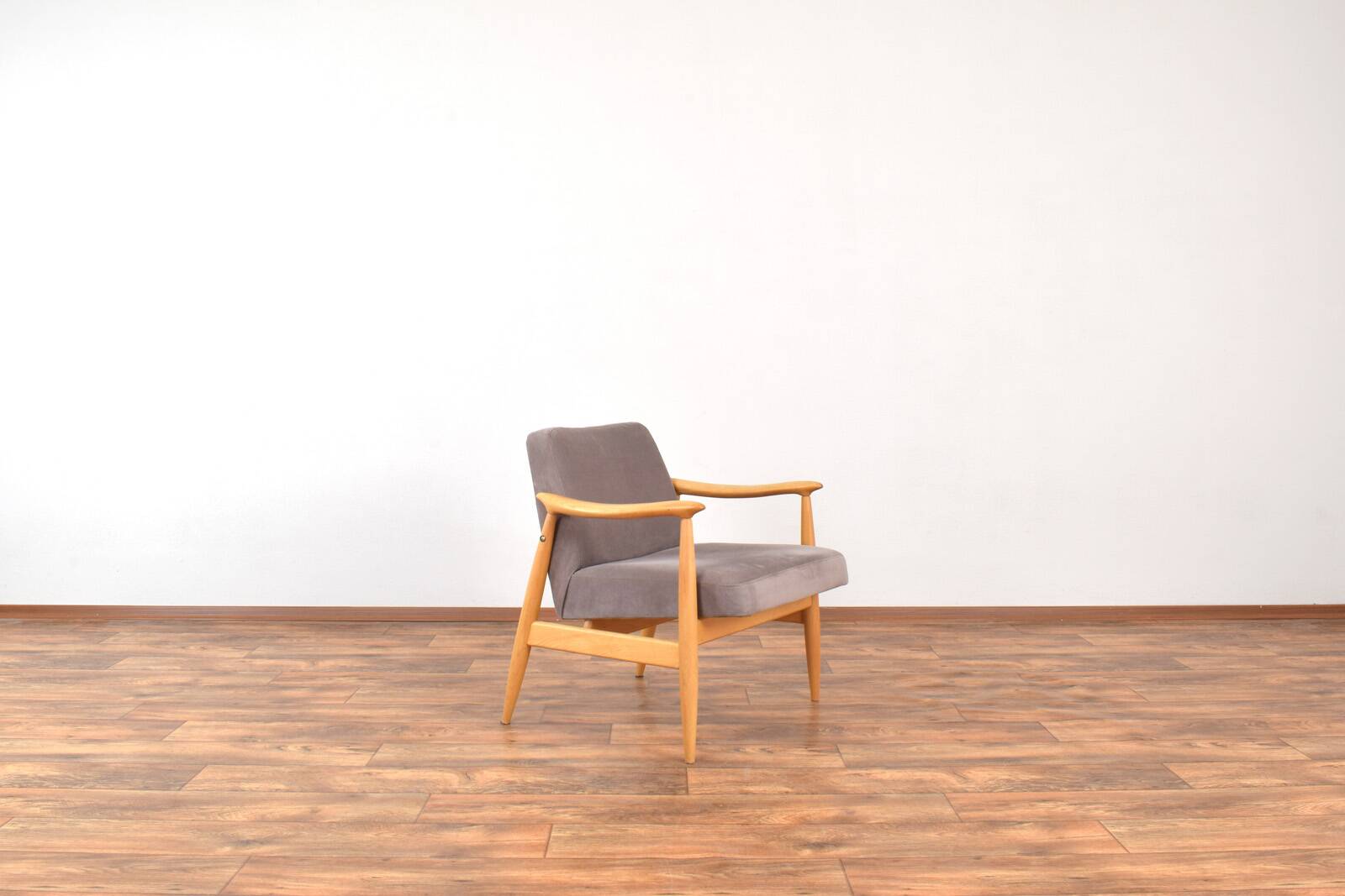 Mid-Century Polish Lounge Chairs by J. Kędziorek, 1960s. Set of 2.
