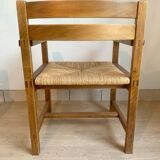 Solid elm armchair Maison Regain