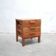 Meuble d'appoint chevet vintage en bois