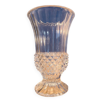 Vintage Arques crystal vase, Medici style