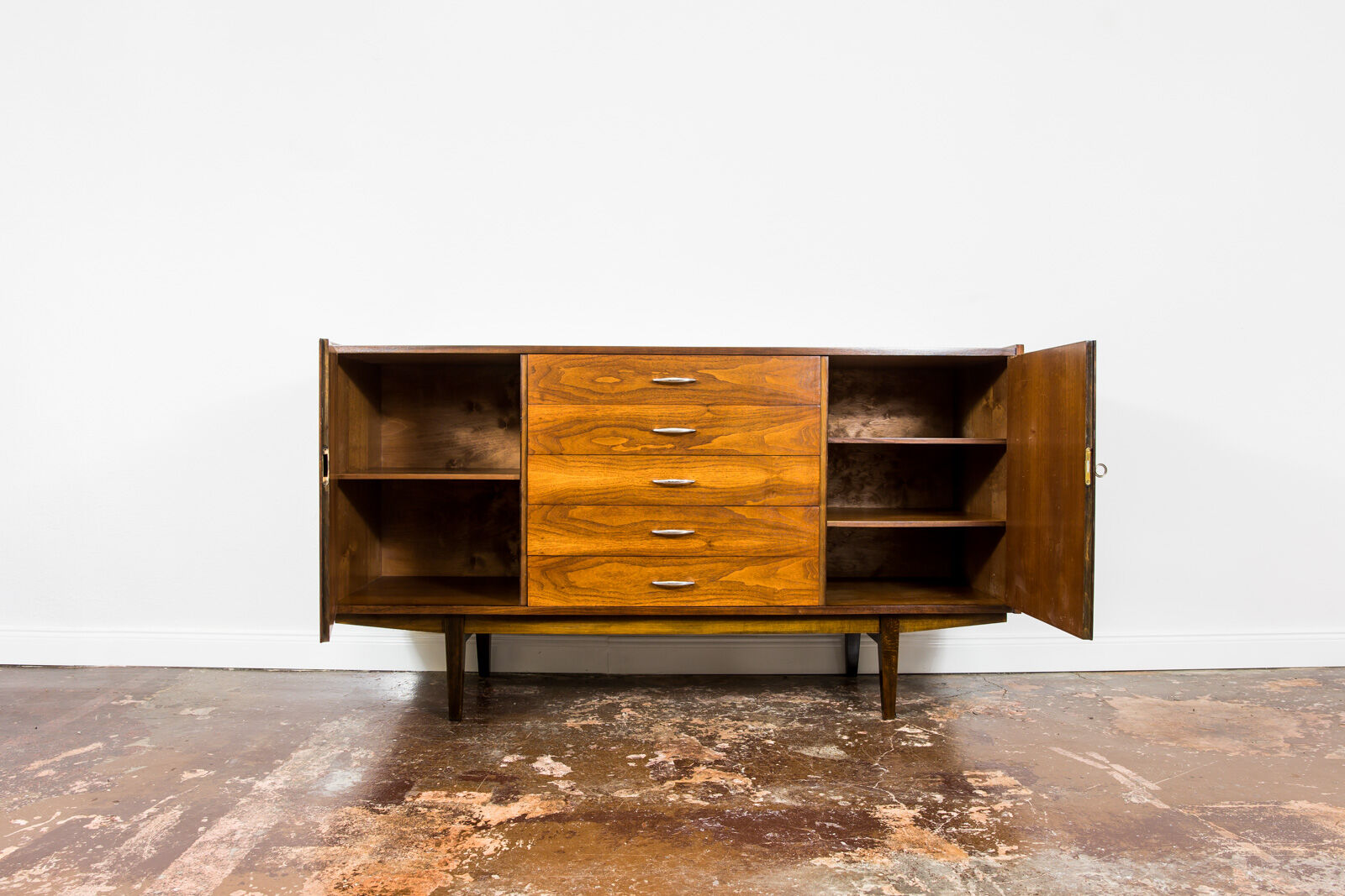 Mid century walnut sideboard, 1960s