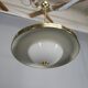 Bauhaus Brass Chandelier by Franta Anyz, 1930, Restored