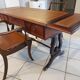 English flap desk and these 2 armchairs early XXeme