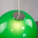 Italian Space Age Pendant in Brass and Acrylic Glass, 1970s
