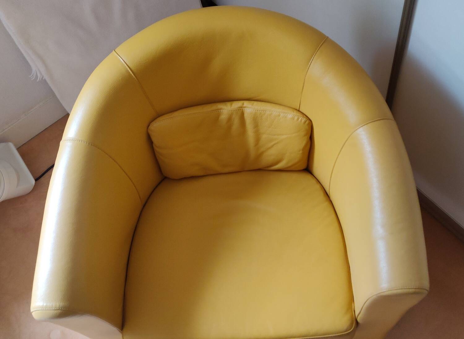 Ikea Tullsta leather convertible armchair